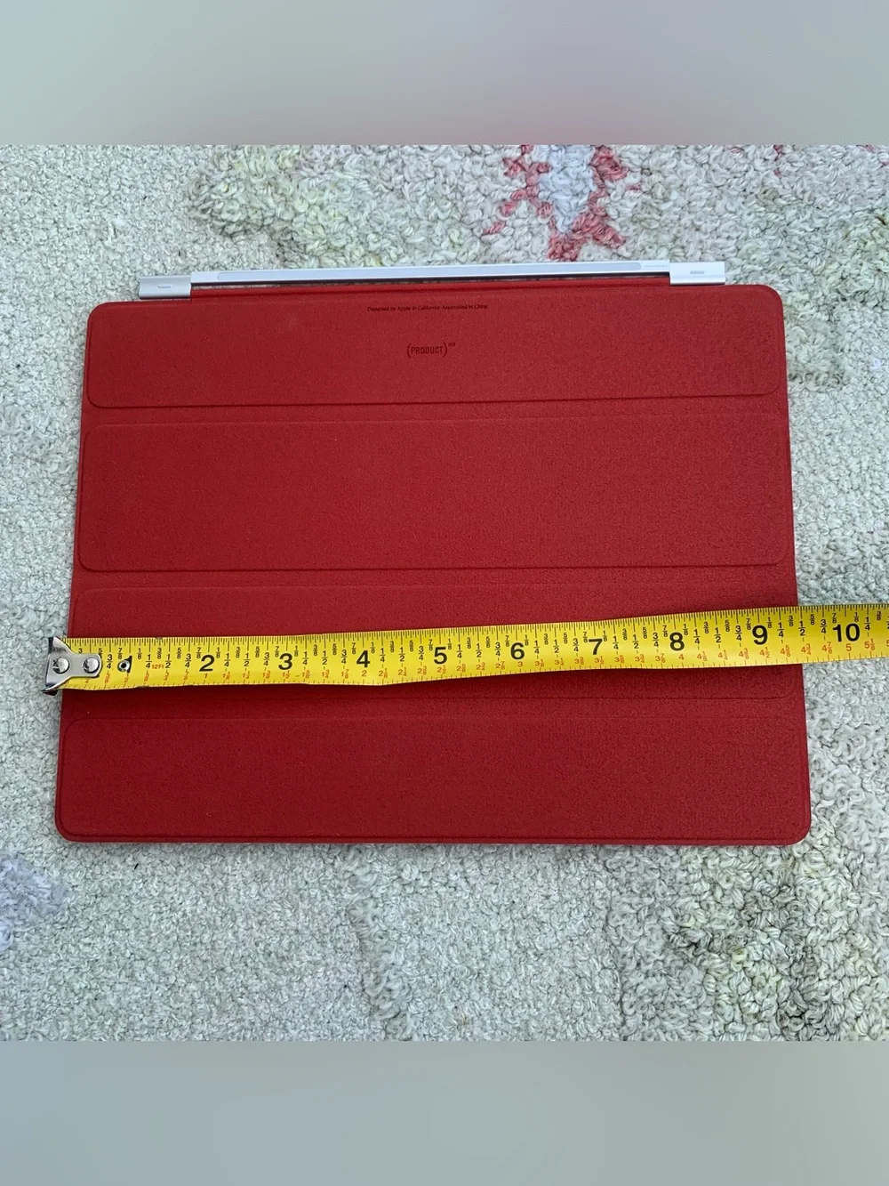 Genuine Apple iPad Leather Smart red cover 2nd gen